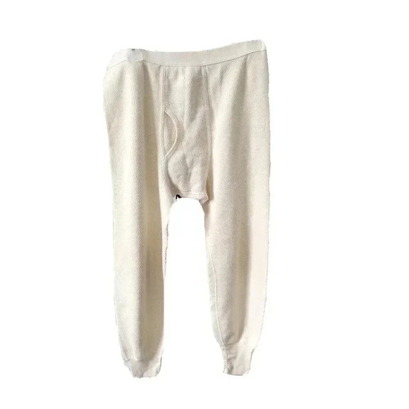 Heat Lok Thermal Long Johns Underwear Large 38 40 Mens Raschel Type Ankle Length - Picture 1 of 3